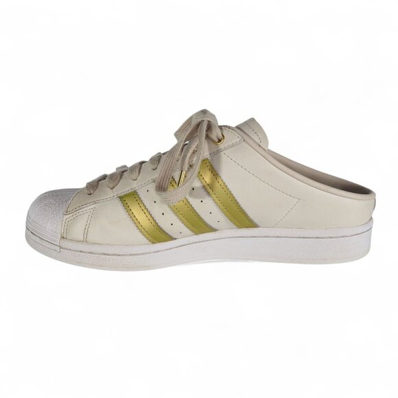 Adidas Superstar Mule 'Bliss Gold Metallic' Women's 8.5 Classic FZ2267 - Picture 6 of 11